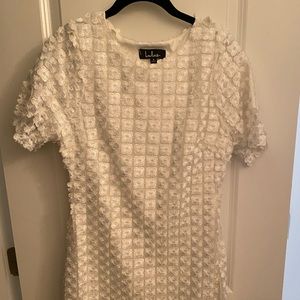 White Lulu’s brand dress. Perfect for the bride to be!